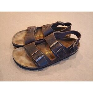 Birkenstock Milano | EU 41 | US L10 / M8 | Regular Fit Brown Sandal Buckles